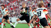 Die deutsche Fußballnationalmannschaft verlor 1992 das EM-Endspiel gegen den Außenseiter Dänemark.