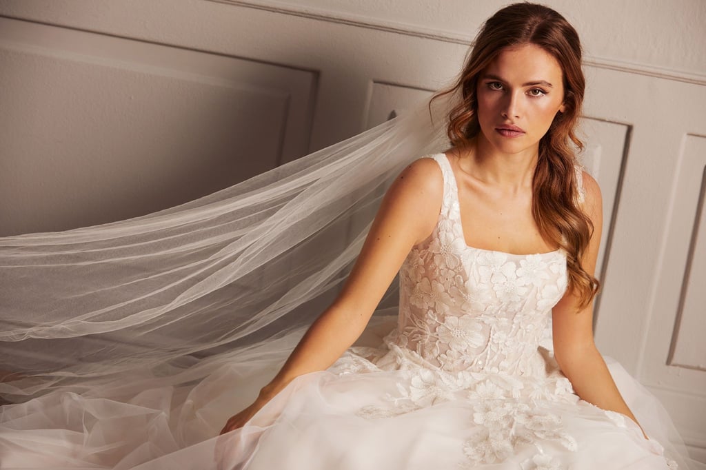 Angesagt: florale Designs im Prinzessinnen-Look wie bei diesem Modell von Passions by Lilly.