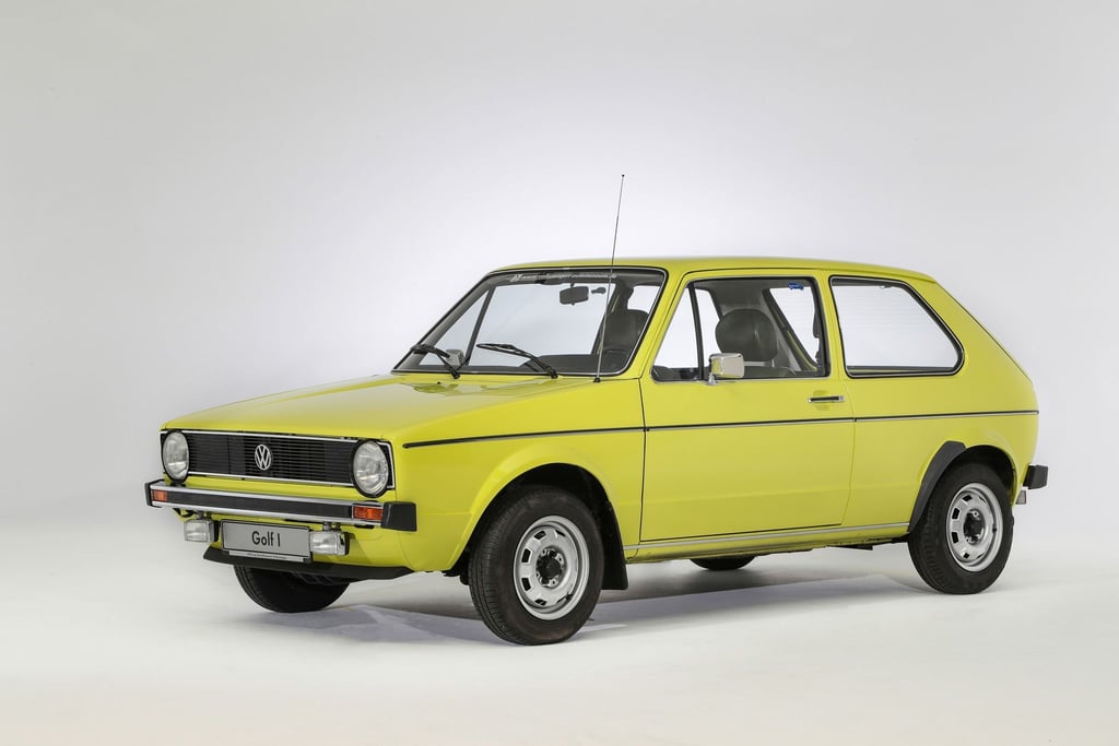 Der Urmeter: Mit dem Golf I bricht VW in breiter Masse in die Moderne auf - bis heute eine Bank im Programm.