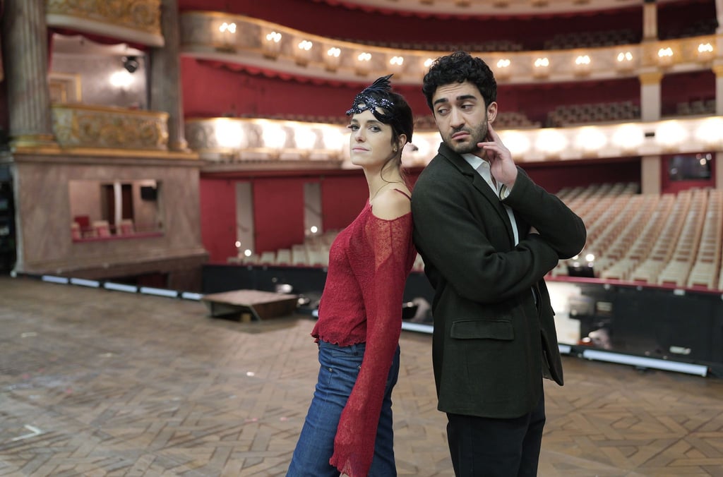 Rosa (Marie Nasemann) und Gabriel (Eidin Jalali) sind die Zweitbesetzung in der „Fledermaus".