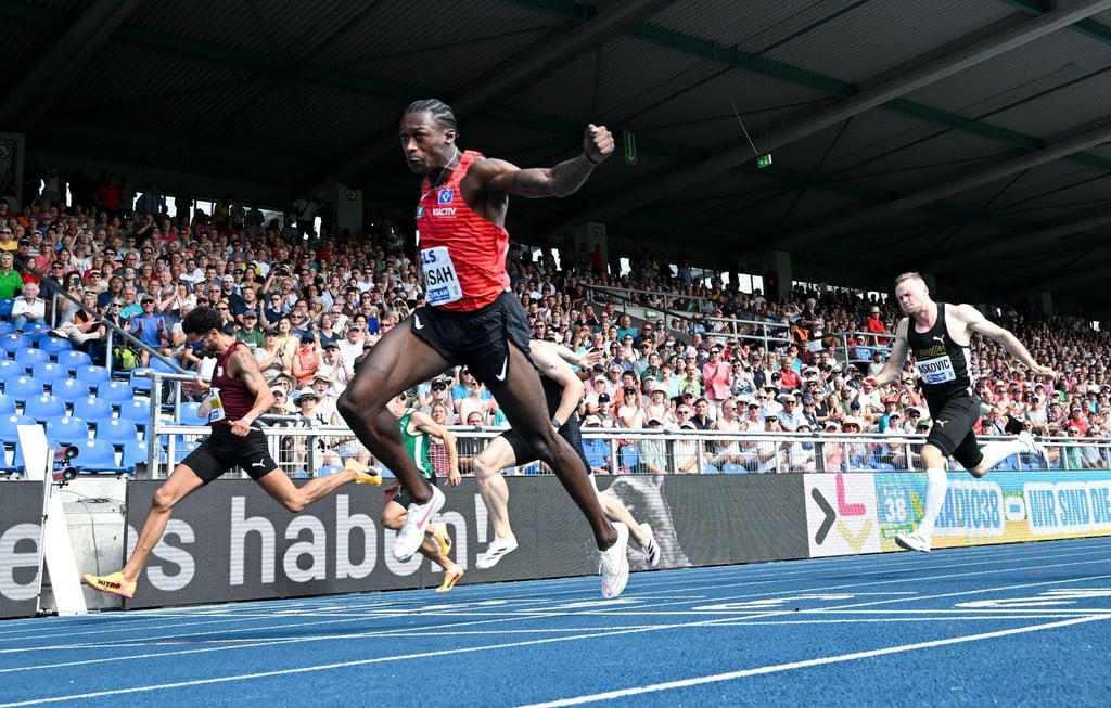 Sprinter Owen Ansah stellte einen Rekord auf.