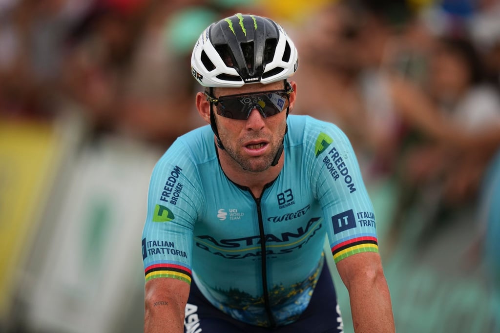 Der Brite Mark Cavendish kämpfte sich bei der Hitze durch.