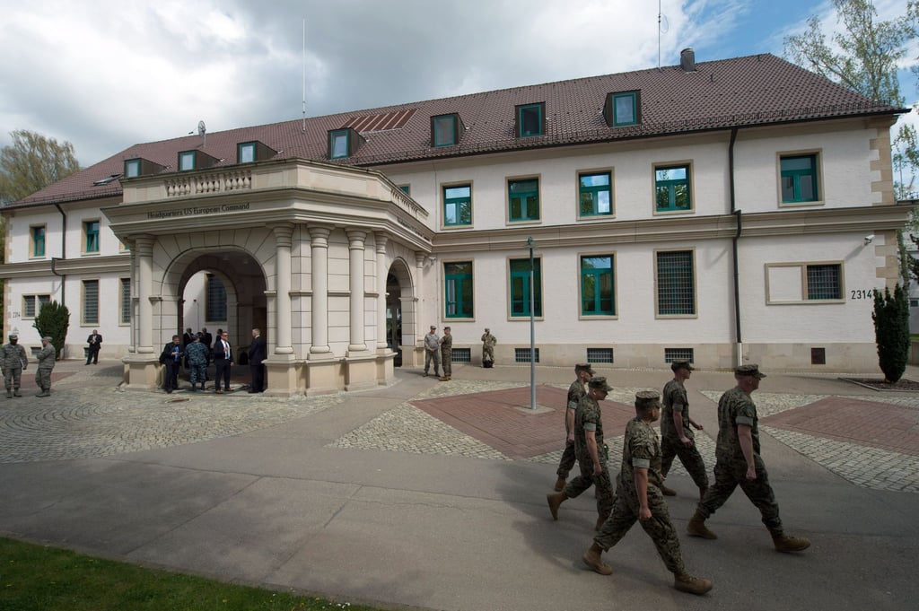 Eucom-Hauptquartier in Stuttgart: Erhöhte Sicherheitsstufe für US-Militär in Europa.