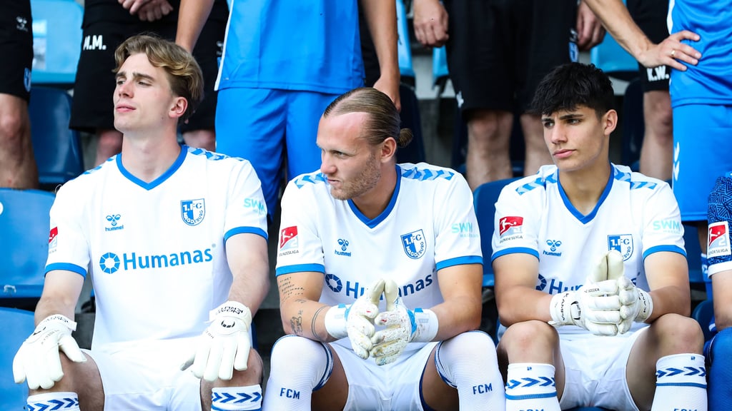 Noah Kruth, Dominik Reimann und Robert Kampa bilden das Torwarttrio beim 1. FC Magdeburg für die Saison 2024/25 in der 2. Bundesliga.