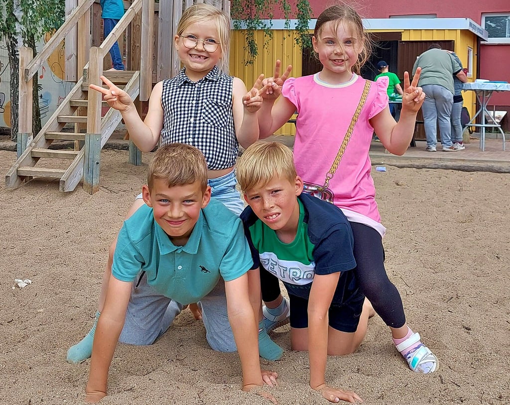 Kinder im Gerwischer Hort fühlen sich sichtlich wohl.