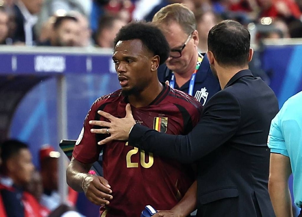 Openda mit Domenico Tedesco.