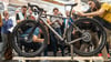 Fahrrad im Mittelpunkt: Hier ein Gravelbike des Herstellers Tritao auf der Messe Eurobike in Frankfurt am Main.