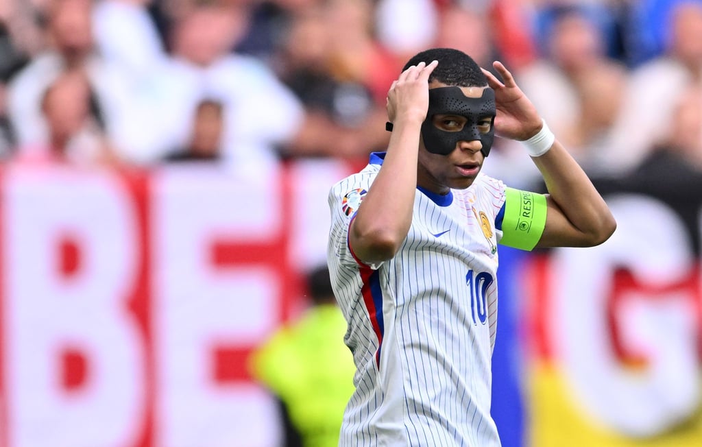 Kylian Mbappé würde am liebsten ohne die Maske spielen - trotz Nasenbeinbruch.