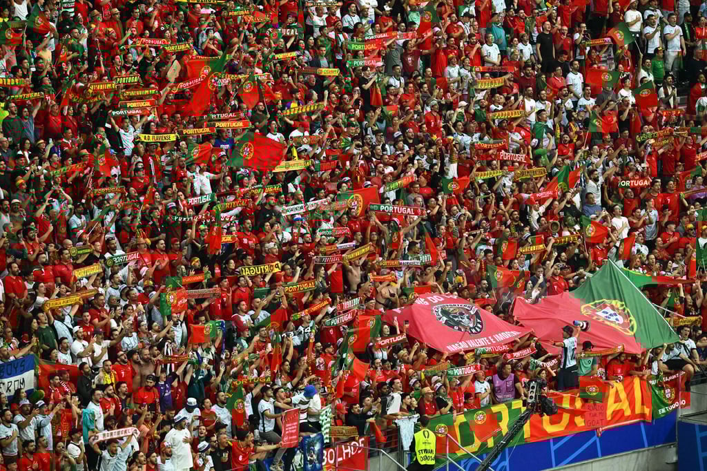 Während des Spiels Portugal gegen Slowenien soll es zu gewaltsamen Szenen gekommen sein.