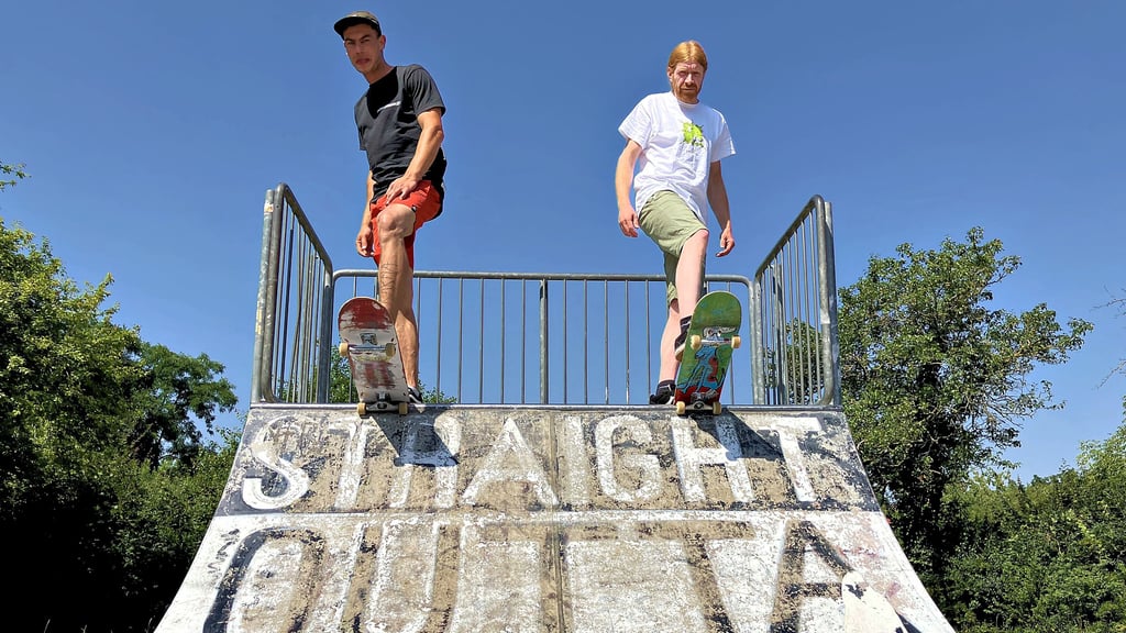 Andreas Thiele (l.) und Jens Weise haben das Event gemeinsam mit ihrem Verein „Straight Outta Keethen“ organisiert.
