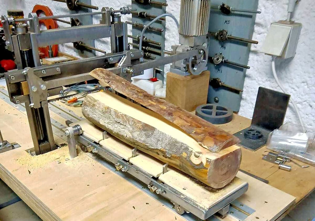 Gattermodelle im Maßstab 1:10 werden beim Tag der offenen Tür im Schausägewerk Elbingerode zu sehen sein.