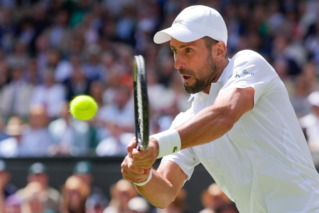 Novak Djokovic musste gegen den Briten Jacob Fearnley einen Satzverlust hinnehmen.