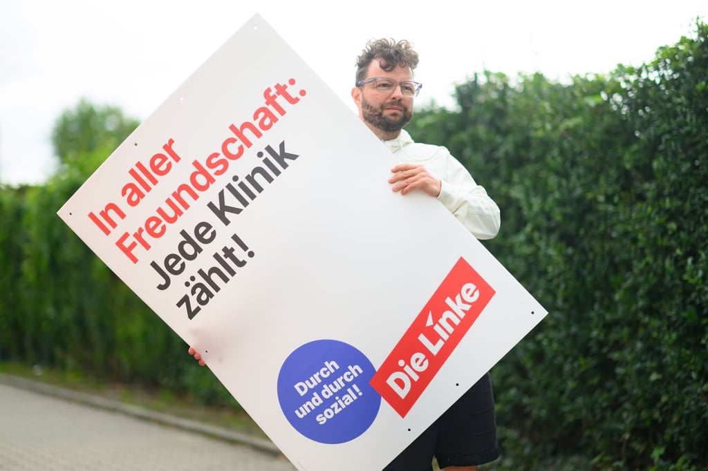 Alles andere als "in aller Freundschaft": Der MDR geht juristisch gegen Wahlplakate der sächsischen Linken vor.