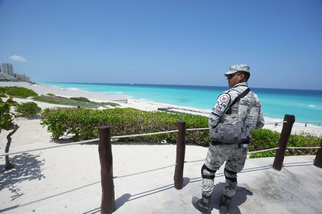 Mehr als 6.300 Soldaten und Polizisten sind auf der Halbinsel Yucatán einsatzbereit.