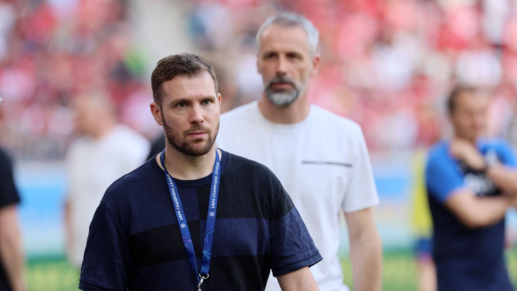 Immer an der Seite von Marco Rose: Ex-RB-Pressesprecher Till Müller.