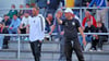 Nach dem Abgang von  Patrick Richter (l.) zum SV Fortuna  trägt Alexander Daul an der Seitenlinie des MSC Preussen die Hauptverantwortung. Unterstützung erfährt er von Co-Trainer Dennis Kagelmann.