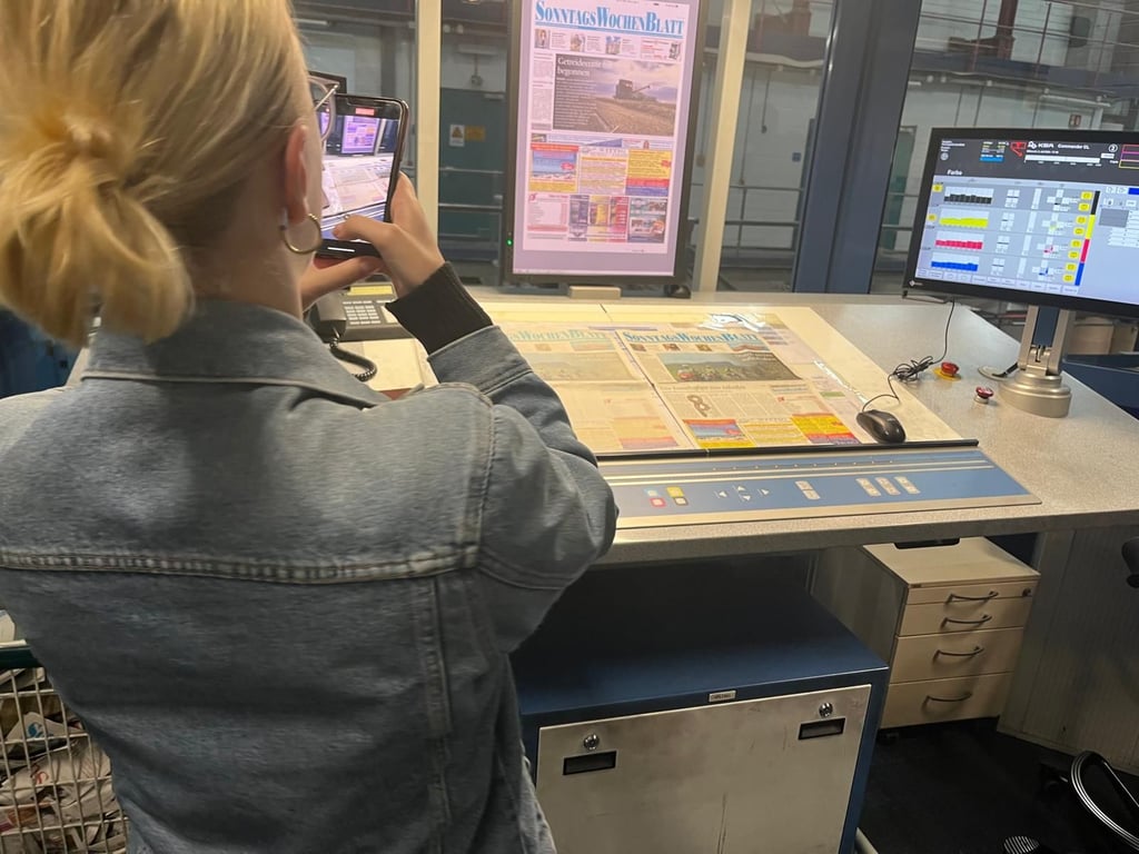 Damit Sie nicht nur Blau sehen: Hier wird die richtige Farbmischung eingestellt.