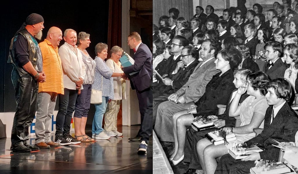 Eine Jugendweihe nach 50 Jahren in Staßfurt.