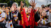 Zitterparty für die Deutschland-Fans auf der Berliner Fanmeile