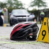 In Leipzig stirbt eine Radfahrerin nach einem Unfall mit einem Lkw.&nbsp;