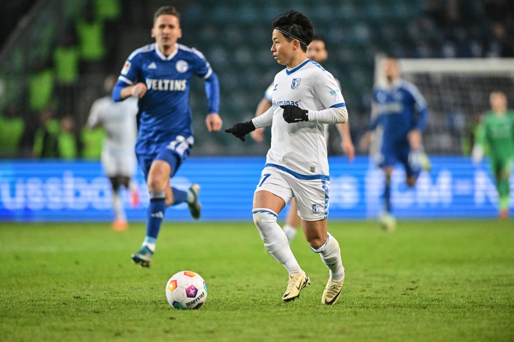 Tatsuya Ito erzielte im Testspiel den Ausgleich für den 1. FC Magdeburg.