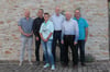 Der Ortschaftsrat in Magdeburg-Pechau (von links): Markus Fleck, Uwe Truckenmüller, Cornelia Bubke, Carsten Kriegenburg, Michael Dömeland (Ortsbürgermeister) und Ingolf Schulz. 