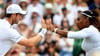 Serena Williams spielte 2019 mit Andy Murray zusammen in Wimbledon Mixed.