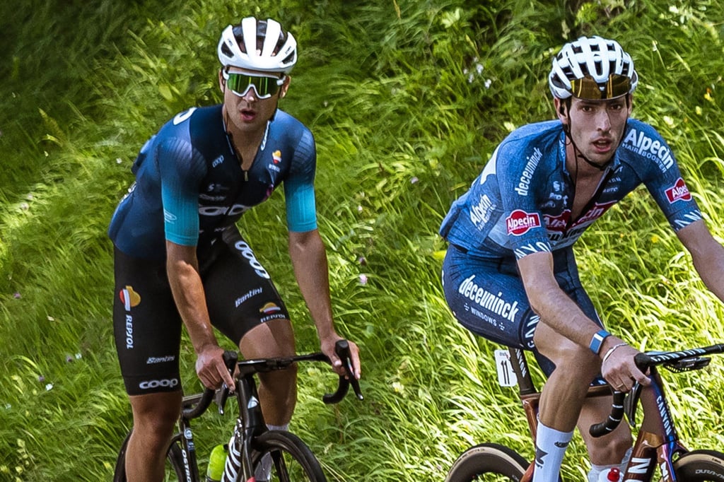 Der Norweger André Drege (l) vom Team Coop Repsol starb bei der Österreich-Rundfahrt.