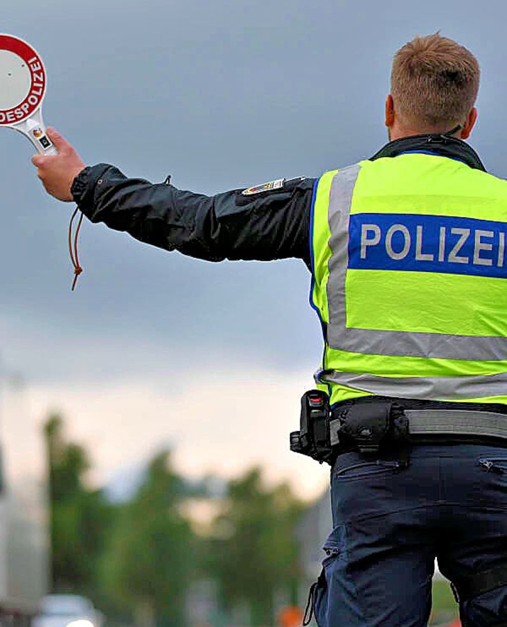 Halt, Polizei.