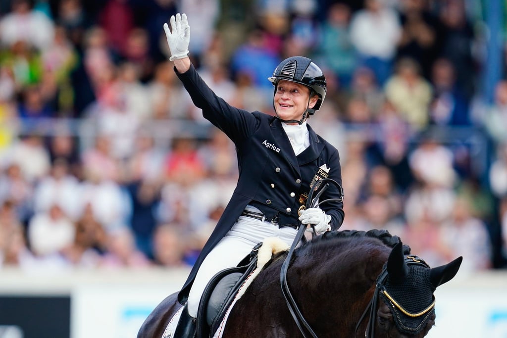 Isabell Werth gewinnt in Aachen auf dem Pferd Wendy de Fontaine drei Prüfungen.