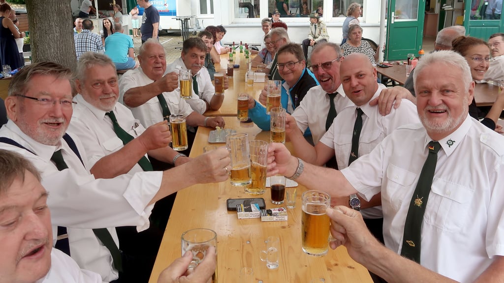 Hier wird noch ordentlich gefeiert.