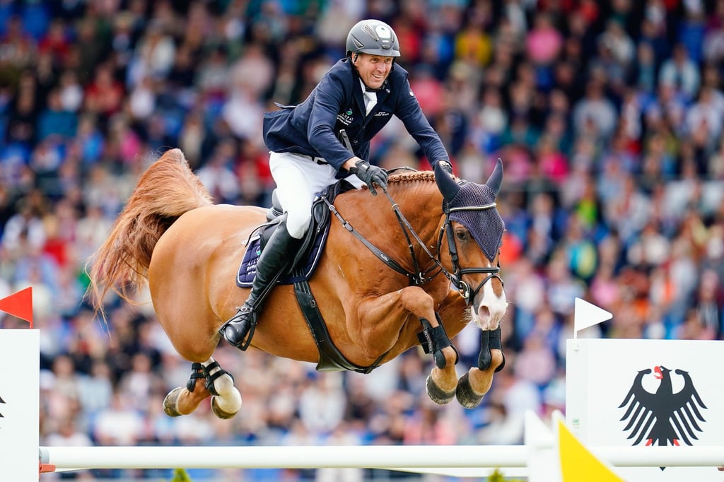 Andre Thieme erreichte mit Chakaria das Stechen des Großen Preises von Aachen.