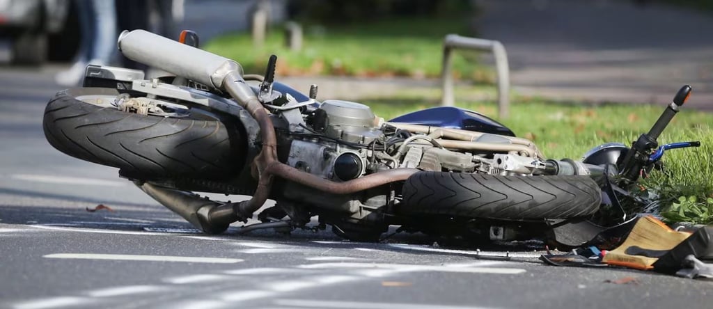 Ein Mann wurde bei einem Motorrad-Unfall auf L85 bei Trebnitz