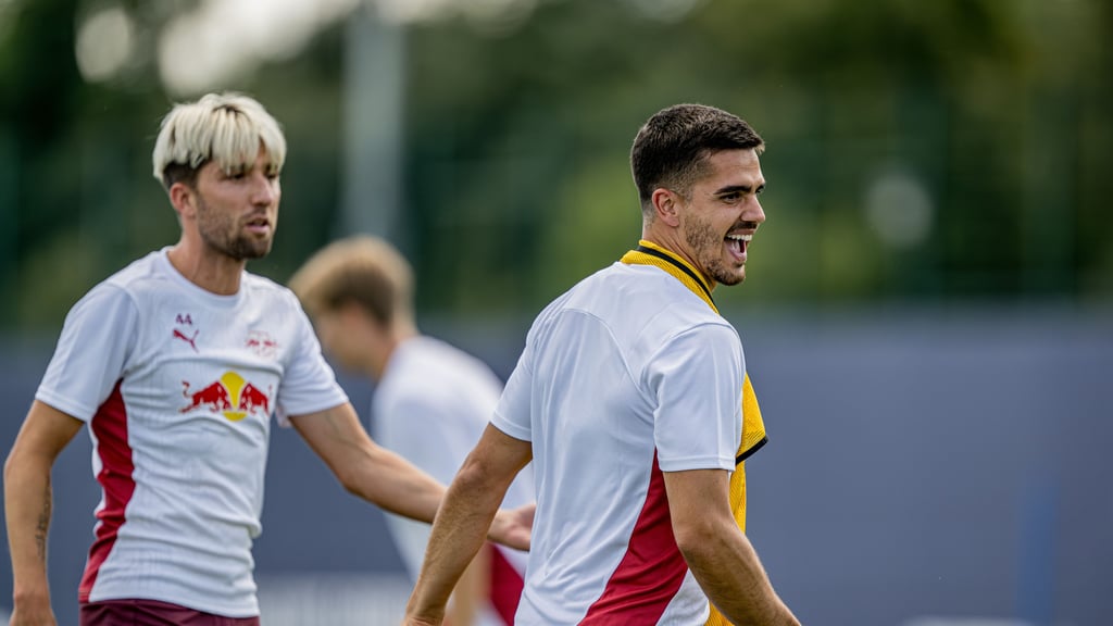Nach nur einem Training erkältet: André Silva (rechts)