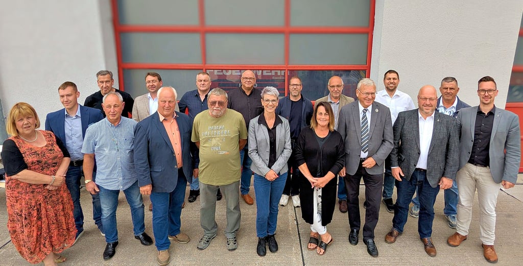 Der neue Stadtrat von Zörbig kam zur konstituierenden Sitzung in den Räumlichkeiten der Freiwilligen Feuerwehr zusammen.