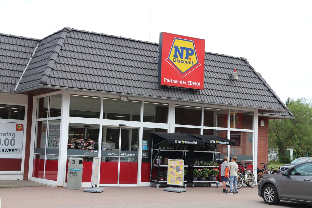 Der NP-Markt in Güsen.