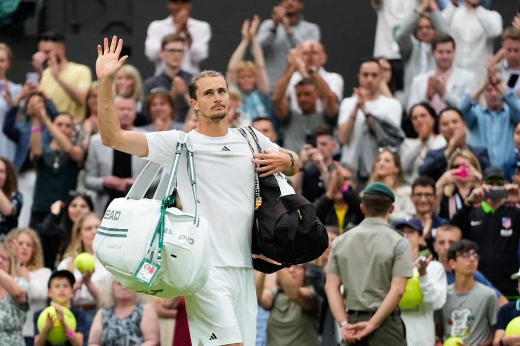 Alexander Zverev ist in Wimbledon an Taylor Fritz gescheitert.