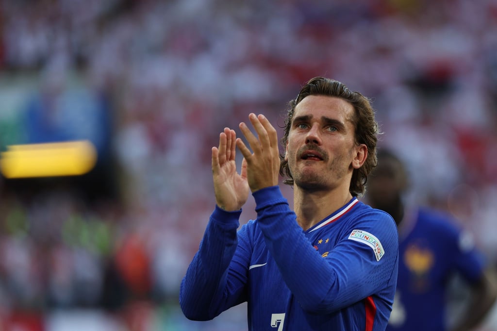 Frankreichs Antoine Griezmann freut sich auf das EM-Halbfinale gegen die Spanier.