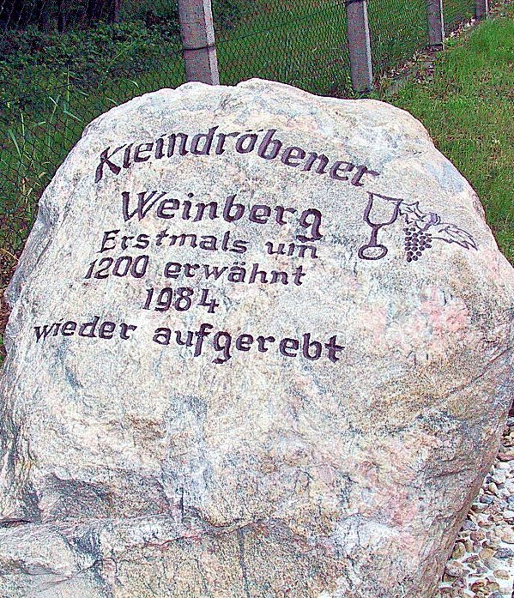 Auf diesem Stein sind ein paar wesentliche Eckdaten vermerkt.