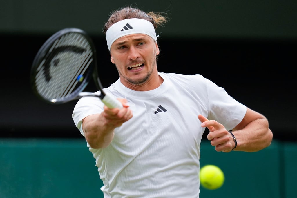 Alexander Zverev scheiterte in Wimbledon im Achtelfinale.