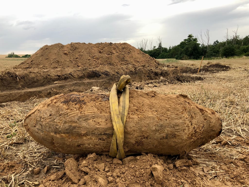 Diese 250-Kilo-Bombe konnte in Krumpa erfolgreich entschärft werden.