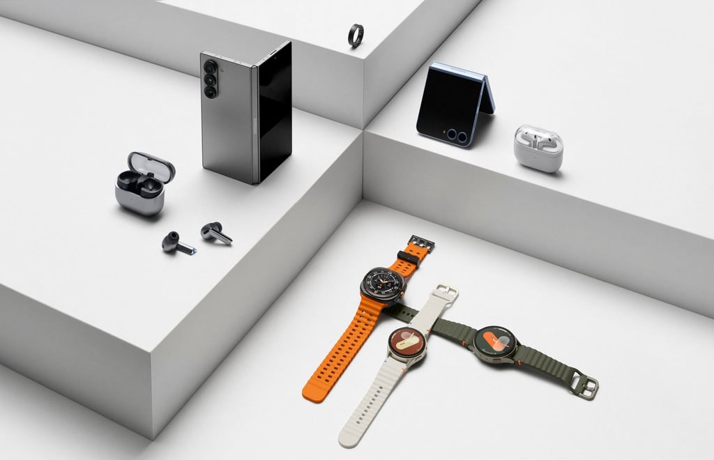 Samsung hat in Paris neue Smartphones und Gadgets vorgestellt, die über KI-Funktionen verfügen.