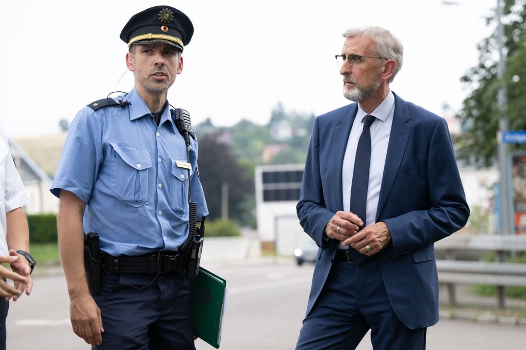 Possendorf: Mit landesweiten Kontrollen sucht die sächsische Polizei gezielt nach Strafttätern. Archivbild