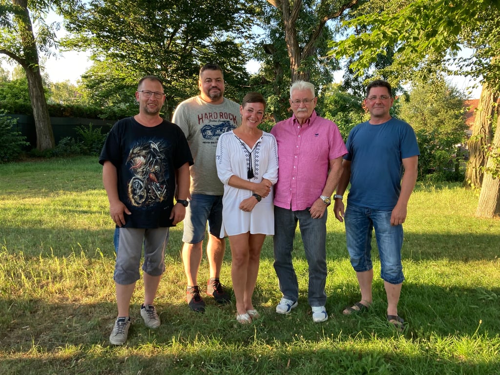 Der neue Ortschaftsrat (von links): Dirk Hesse, Michael Kaufholz, Aileen Wilhelm, Günther Kräuter (Ortsbürgermeister) und Klaus Schulz. Auf dem Foto fehlt Oliver Pattloch.