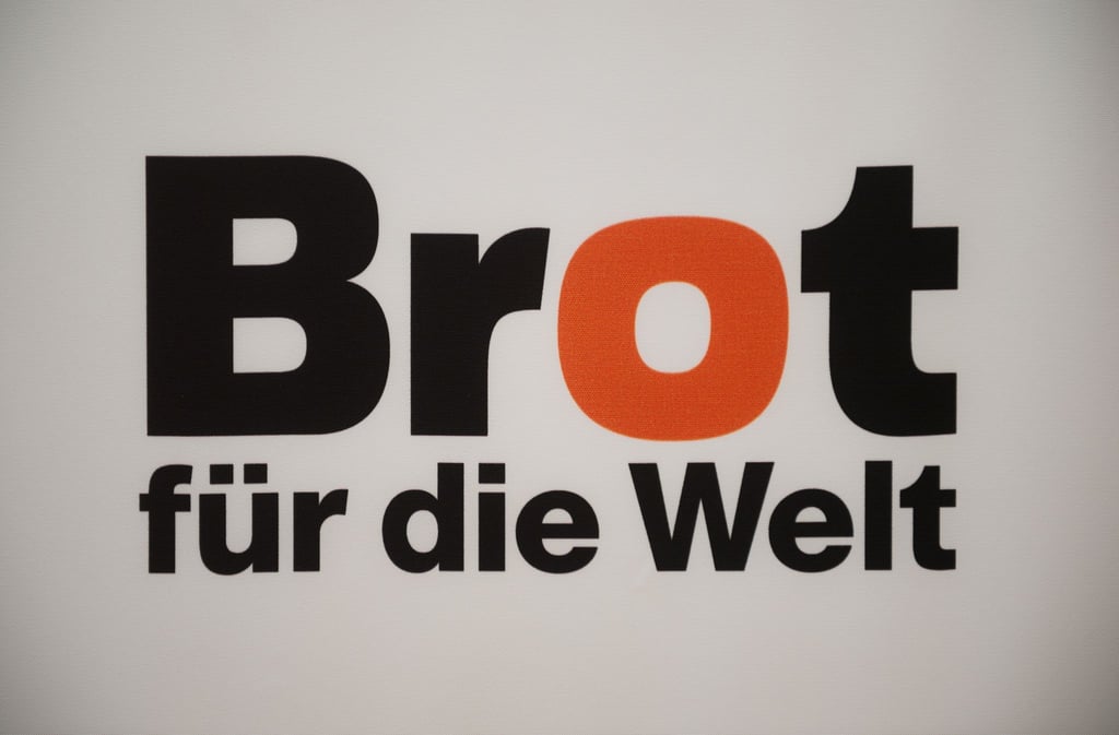 Schriftzug der jährlichen Hilfsaktion "Brot für die Welt" (Archivbild)
