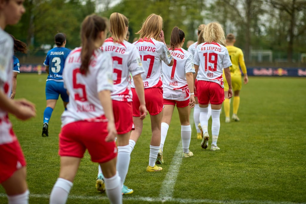 Die RB-Frauen im Stadion am Bad (Archivbild).