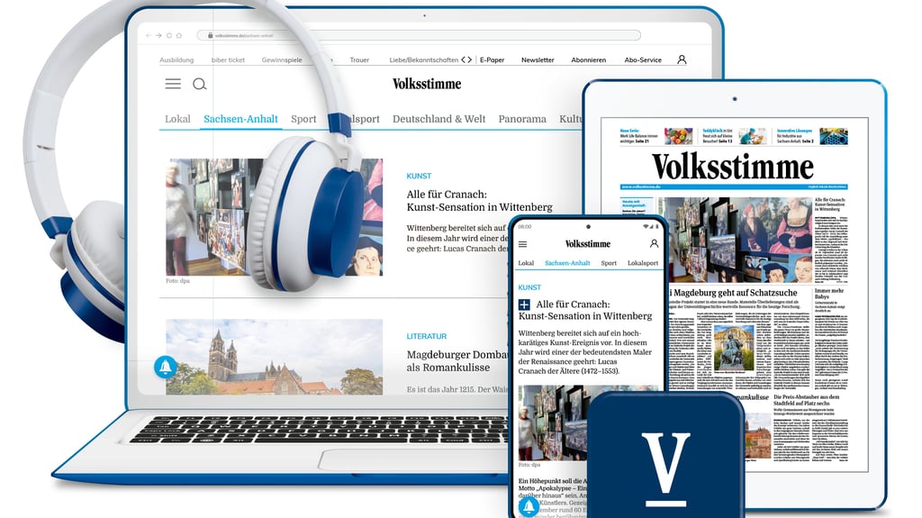 Neben dem klassischen E-Paper finden Sie in der Volksstimme-App auch Live-News, Videos und Podcasts.