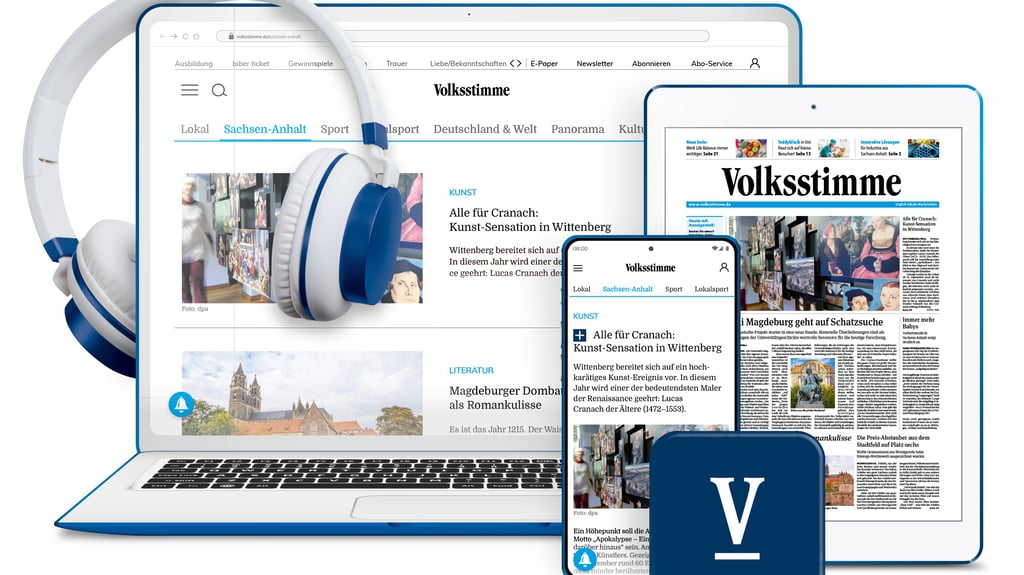 Das E-Paper ist nur einer von vielen Vorteilen der Volksstimme-App.