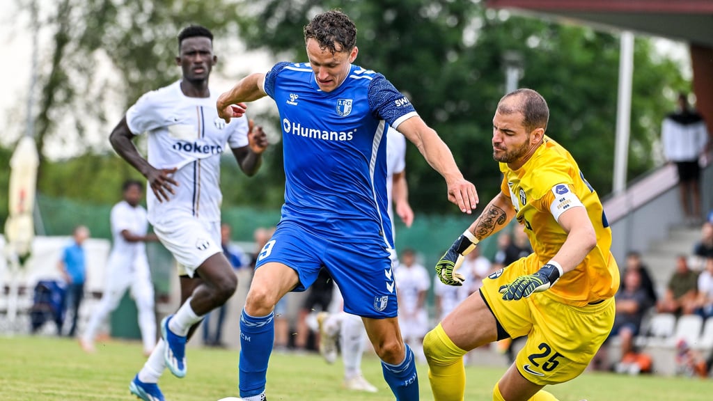 Auch Stürmer Martijn Kaars traf für den 1. FC Magdeburg im ersten Test gegen den FC Zürich, der FCM gewann mit 4:0.