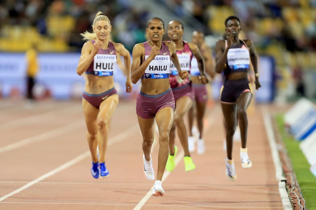 Jessica Hull (l.) schaffte in Monaco eine neue Bestmarke. (Archivbild)